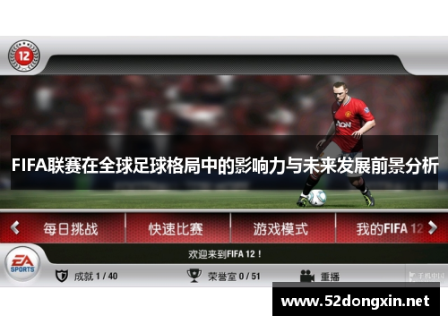 FIFA联赛在全球足球格局中的影响力与未来发展前景分析